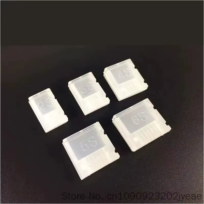 10 Stück Sparkhobby AB-Schnallen-Clips für Modell-Lithium-Akkus, Balance-Steckverbinder-Schutz, transparent - Bild 2