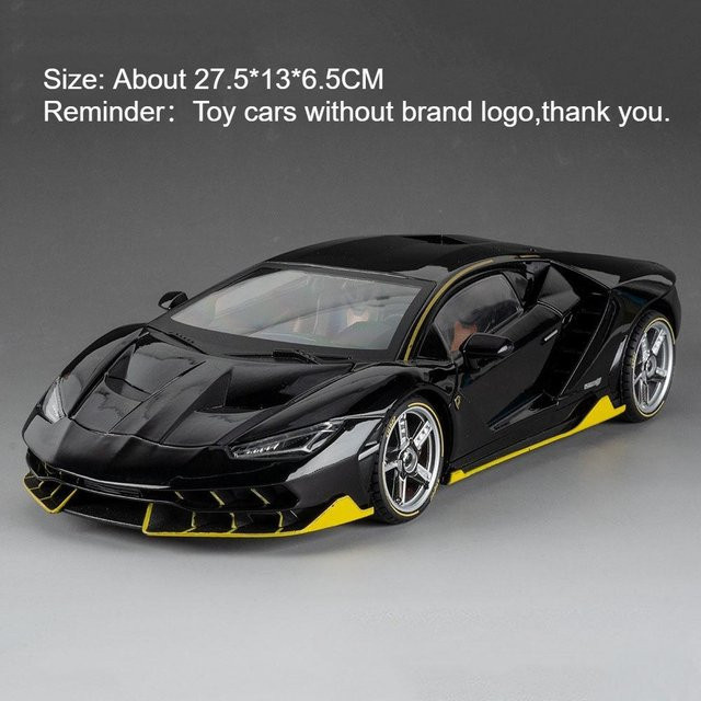 Linyi toy car Hellcat Lp770 Modellauto, 1:18 Skala, mit Licht und Sound, ab 14 Jahren - Bild 1