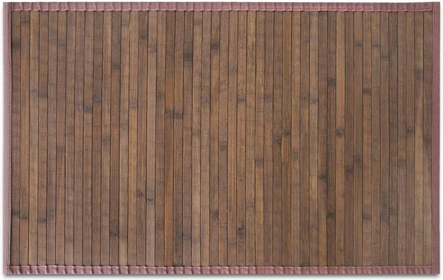 casa pura Bambus-Teppich Tibet in Braun, B/T: 70 x 200 cm - Bild 1