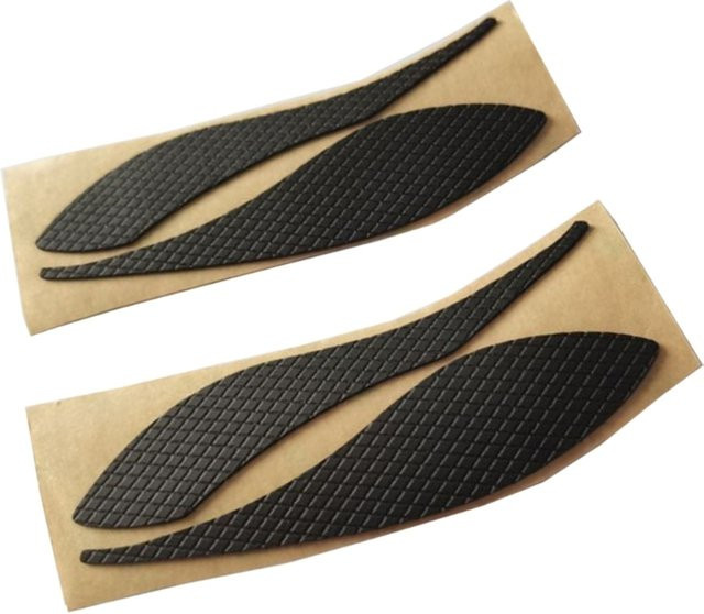 Schweißbeständige Skates Pads für Logitech MX 2S / 3S Maus Seiten Aufkleber in Schwarz, 2er Paket - Bild 1