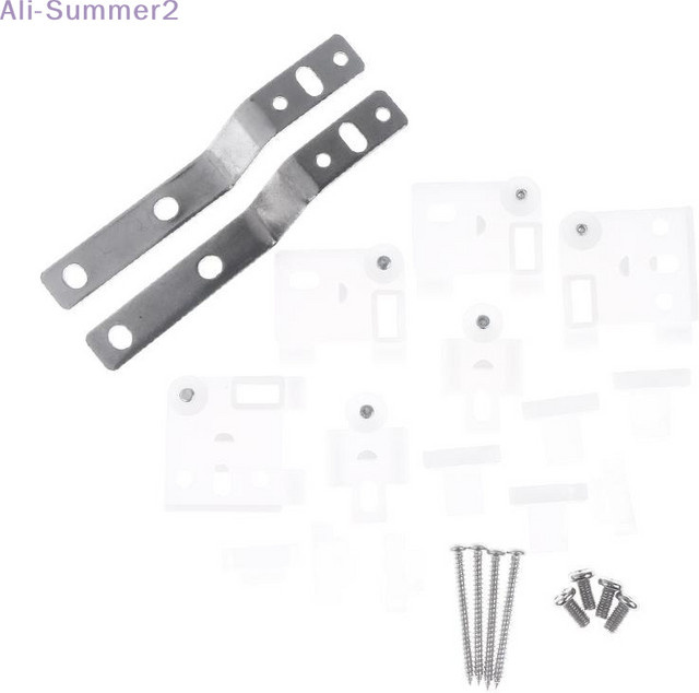 JIALISI Master Carrier Set mit Rad-Pulley und 11,5mm Gürtel für gebogene Schienen zur elektrischen Vorhangsteuerung - Bild 1