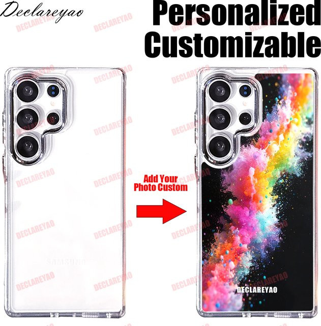Personalisierte DIY-Fotohülle für Samsung Galaxy A02 A03 Core A03S A02S A04 M13 A05 A05S M05 F05 A06 in Transparent und Multicolour - Bild 1