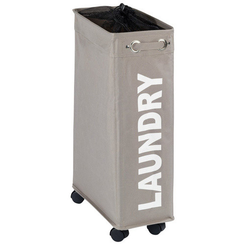 Wenko Wäschesammler Corno in Taupe/Beige, B/T/H: 18,5 x 40 x 60 cm - Bild 2