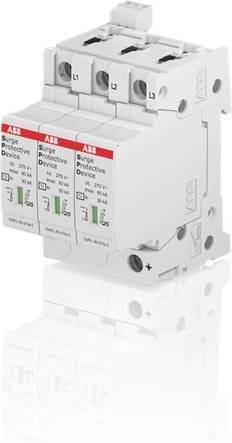 ABB 2CTB815708R0600 OVR T2 3L 80-275S Überspannungs-Schutzeinrichtung 20 kA in Weiß - Bild 1