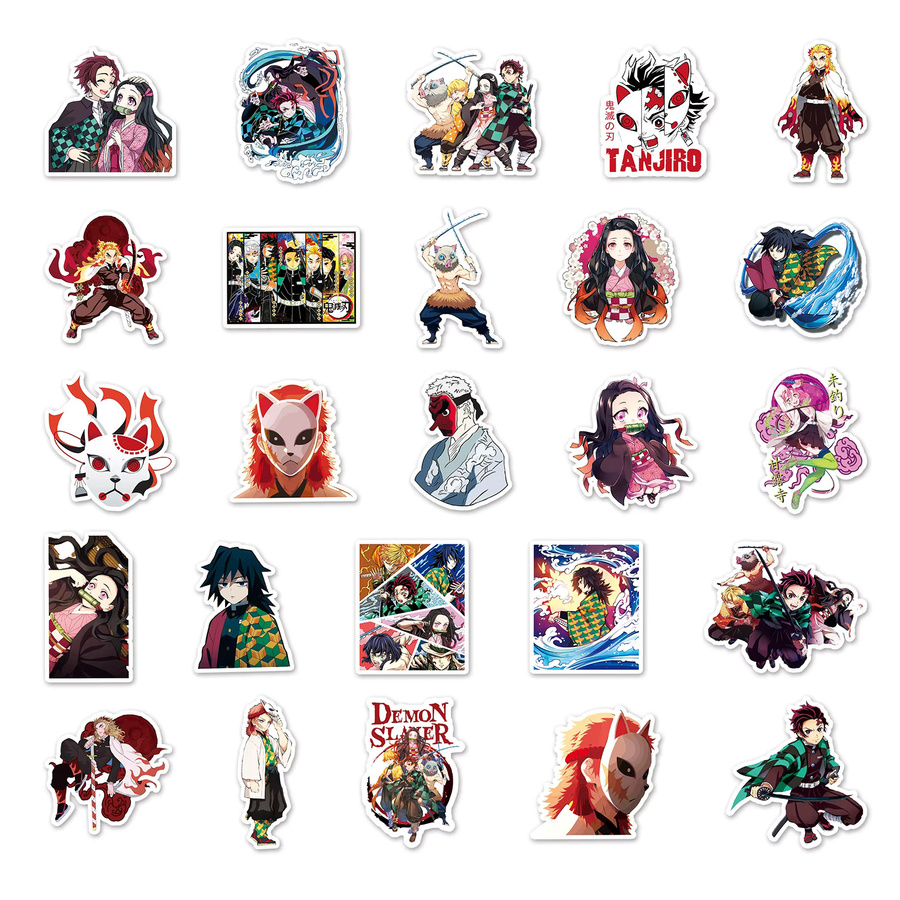 Bandai Demon Slayer Aufkleber, Set / Bundle, Bunt / Mehrfarbig - Bild 4