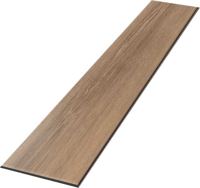 Egger Hybridboden Aquadura+ Capri Eiche Braun in Holzoptik, Breite: 19,3 cm, Tiefe: 129,2 cm, Höhe: 0,75 cm - Bild 1