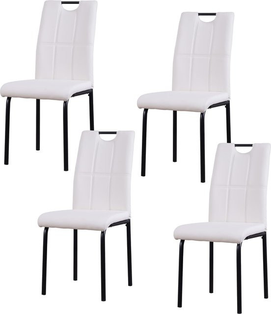 HTI-Living Stuhl Denton in Weiß aus Kunstleder für dein Esszimmer - Bild 1