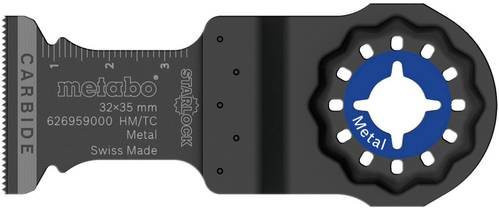 Metabo Tauchsägeblatt für Oszillierende Multitools aus Metall mit Hartmetallspitze, Schwarz, Durchmesser: 32 mm - Bild 1