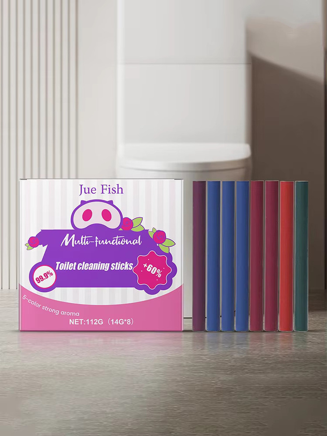 Jue Fish Multifunktionaler Toilettenreinigungsstab zur Entfernung von Gerüchen, Flecken und Urinablagerungen in Multicolor - Bild 3