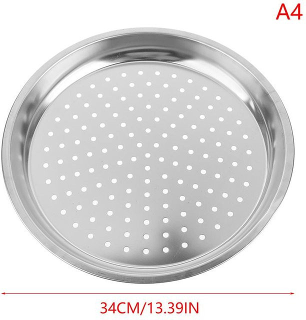 RunFree Edelstahl-Dampfgarer rund, Farbe: Silber, Durchmesser: 34 cm - Bild 1