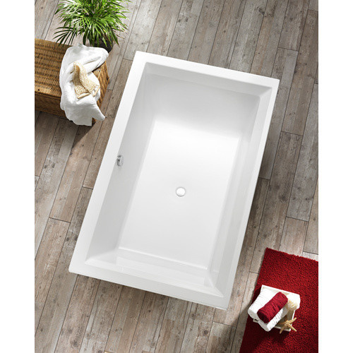 Ottofond Badewanne Space rechteckig Weiß B/H/L: 120 x 51 x 190 cm - Bild 2