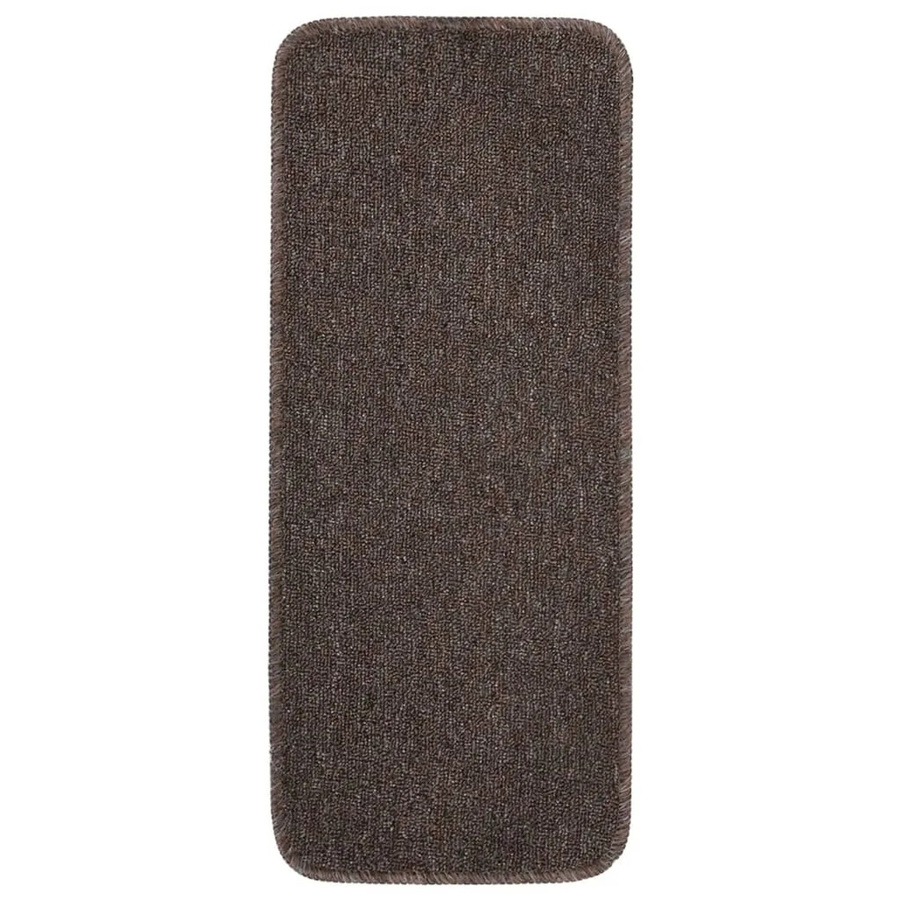 vidaXL Antirutsch Stufenmatten 15 Stück, Braun, Rechteckig, B: 60 cm, T: 25 cm - Bild 2