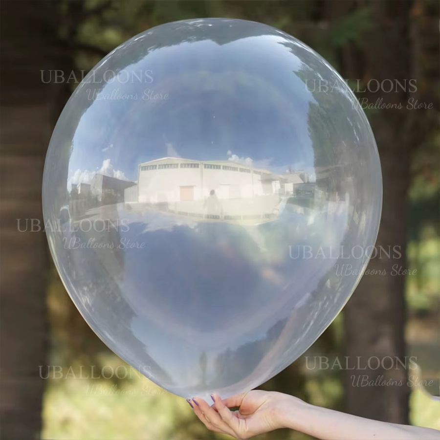 Transparente Latexballons von MicroPlush für Geburtstag, Hochzeit und Party, rund und heliumtauglich - Bild 3
