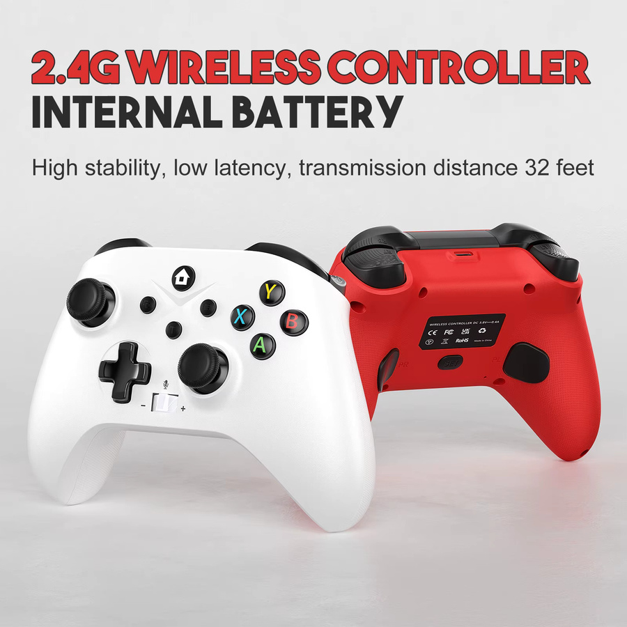 Bonadget 2,4G Wireless-Gamepad für Xbox One und Xbox Series S/X mit Dual-Vibration und Six-Axis-Funktion - Bild 2