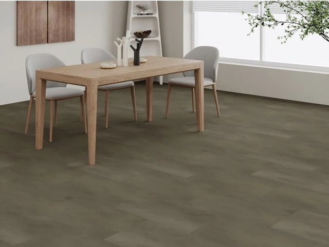 TIMEFLOOR Klebevinyl NK33 in Beton-Optik, Farbe Braun, Fliesenformat - Bild 1