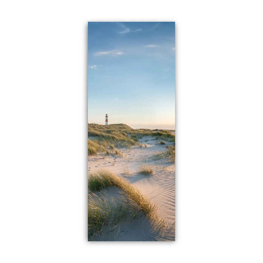 Walllux Duschrückwand Nordsee in Blau und Multicolour aus Alu-Verbund, B/H: 100 x 255 cm, Dicke: 3 mm - Bild 1