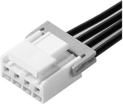 Molex Buchsengehäuse-Kabel 15137-0503 in Beige und Weiß - Bild 1