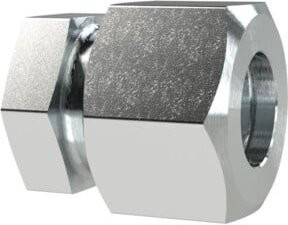 Riegler Verschlussschraube in Silber mit einem Rohr-Außendurchmesser von 14 mm und einem maximalen Betriebsdruck von 630 bar - Bild 1