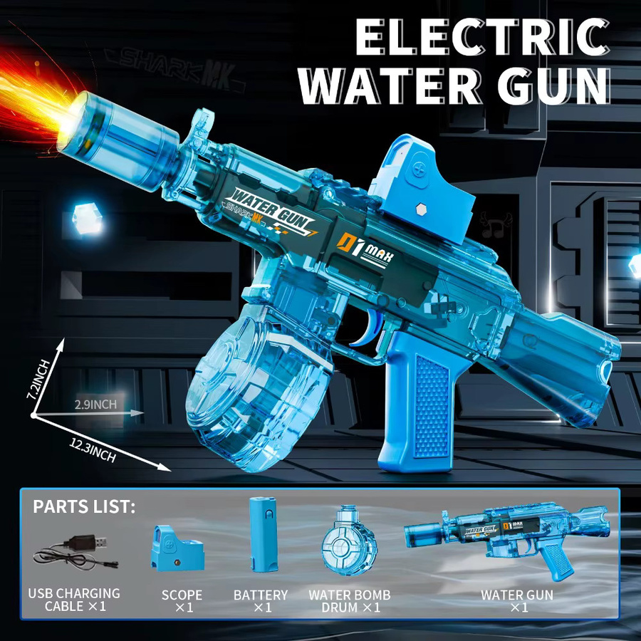 CTMA Wasserpistole, Automatische Elektrische, Grau, Blau - Bild 1