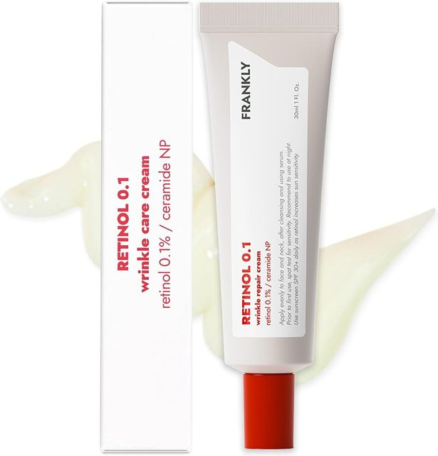FRANKLY Retinol 0,1 Creme, 30 ml, Gesichtspflege mit Retinol und Kollagen - Bild 1
