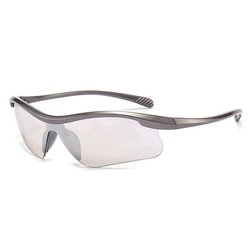 Sportsonnenbrille Halbrahmen, Männer, grau - Bild 4