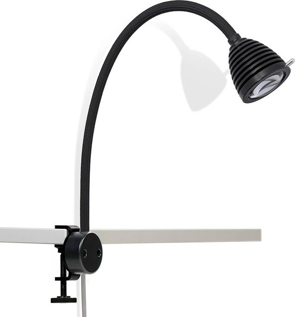 Less-n-more Athene Essentials LED-Klemmleuchte in Schwarz mit warmweißem Licht (2700K) - Bild 1