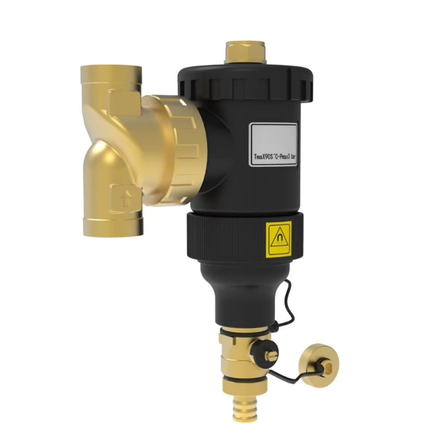 ANENG Magnetischer Zentral-Warmwasserbereiter mit Filter für Fußbodenheizung und Kesselsystem zur Sedimentfiltration - Bild 4