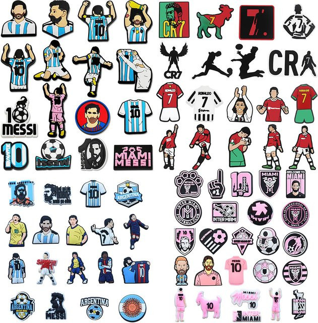 Potdemiel Schuhcharms Fußball-Superstar, Kinder, Herren - Bild 1