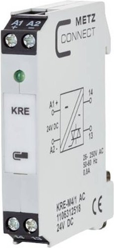 Metz Connect Koppelbaustein 24 V/DC in Weiß - Bild 1