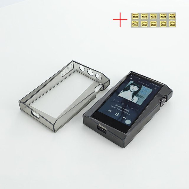 Iriver Crystal TPU Softcover Case für Astell & Kern Sr35 in Transparent mit gehärtetem Glas auf Vorder- und Rückseite - Bild 1