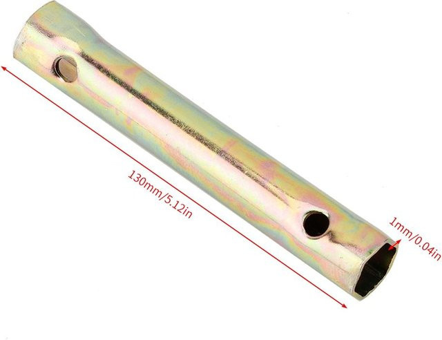 Zündkerzennuss Steckschlüssel Rohrnuss Doppelkopf mit Tieferreichweite in Beige/Gold - Bild 1