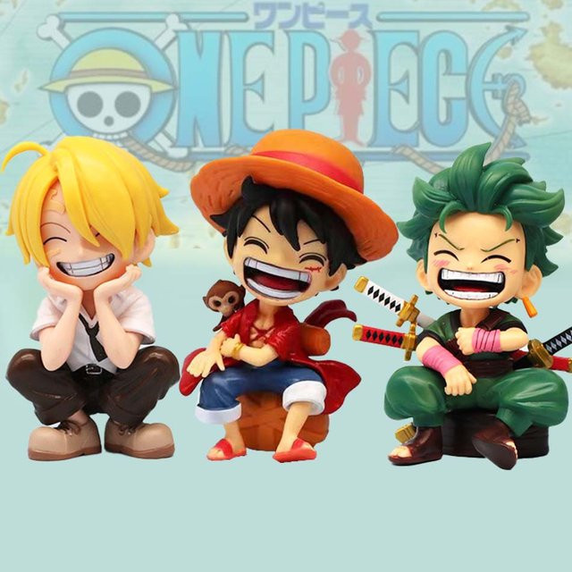 Bandai One Piece Handfigur Luffy Solon Sitzend, Einzelfigur - Bild 1