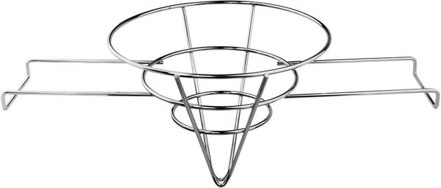 Stalgast Ölfilterhalter rund in Silber, B/T/H: 47,7 x 24,0 x 24,3 cm - Bild 1
