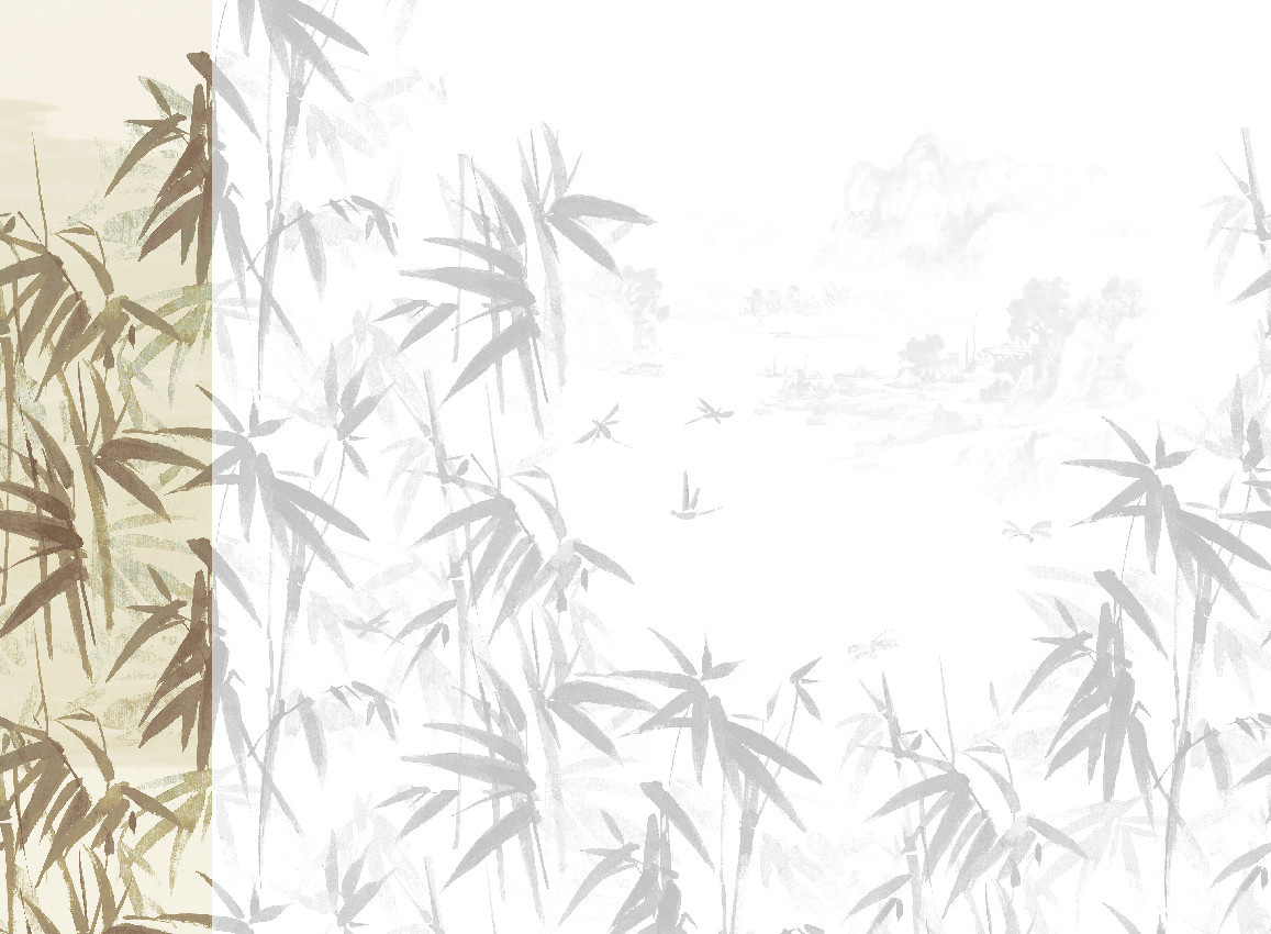 Jannelli & Volpi Mural Ine Sepia Panel 1 Wandgestaltung in Braun und Multicolour mit orientalischem und floralem Design aus Vinyl - Bild 1