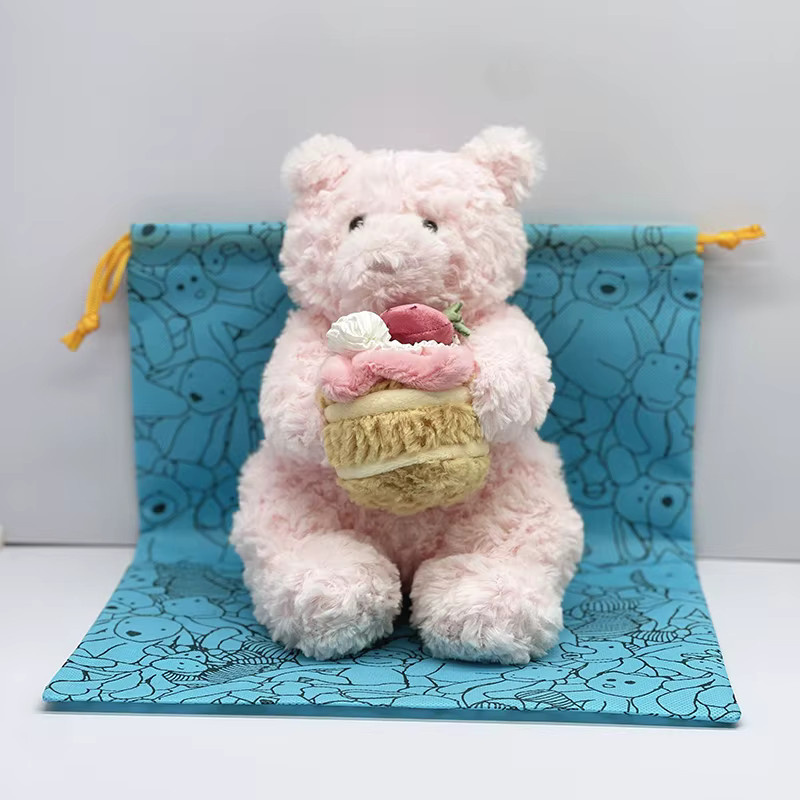 Jellycat Rosa Kuchen-Bär Plüschtier, pink - Bild 1