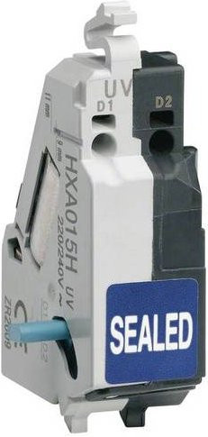 Hager Unterspannungsauslöser HXA015H 380 V - 450 V, Grau - Bild 1