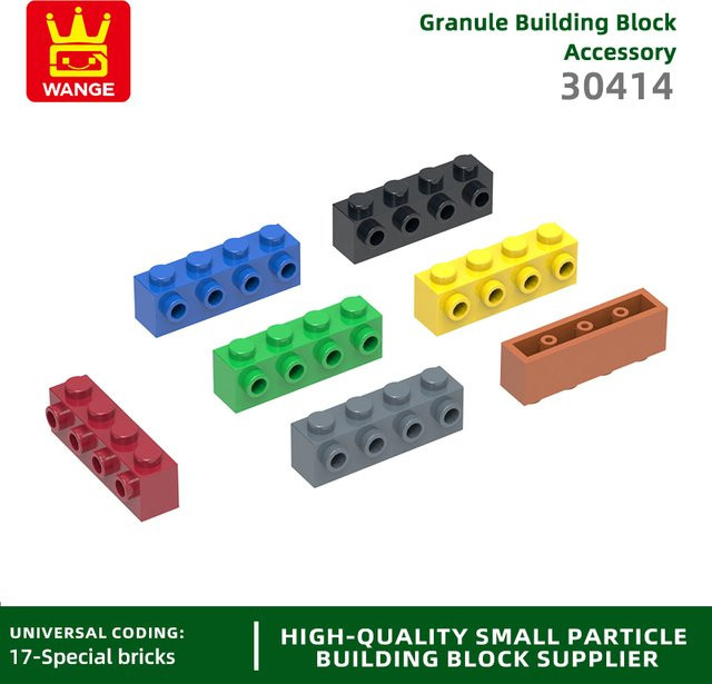 Wange Modifizierte 1x4 mit Studson Seite Block, Zubehör, 63-teiliges Set, ab 6 Jahren - Bild 1