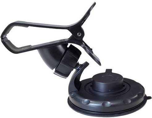 HP Handy-Kfz-Halterung mit Saugnapf, 360 Grad drehbar, Schwarz, für Smartphones von 40 bis 120 mm - Bild 1