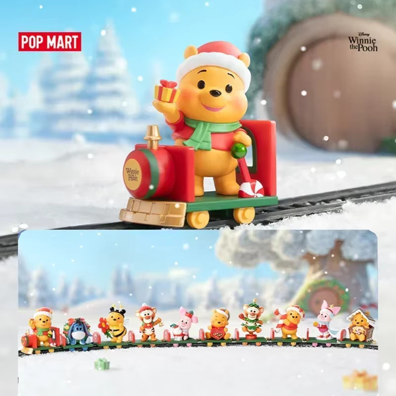 POP MART Disney Winnie The Pooh Geschenklieferungsserie Blindbox Mystery Box Actionfigur Mehrfarbig - Bild 1