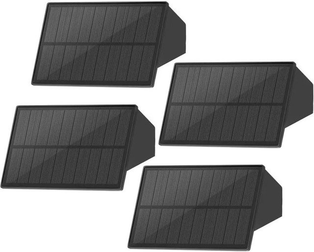 NETTLIFE Solar Außen-Wandleuchte L15 aus Kunststoff in Schwarz mit LED und Up-Down-Lichteffekt - Bild 1