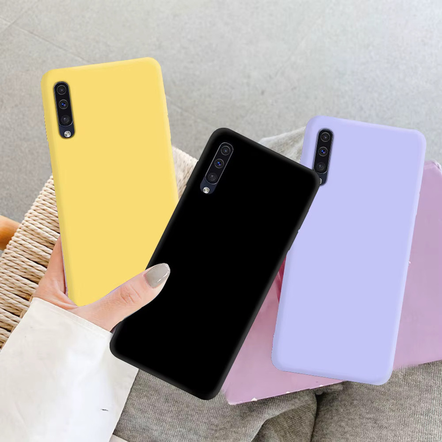 Soft Cover Silikon TPU Schutzhülle für Samsung Galaxy A50, A50s, A30s und A70 in Pink Multicolour - Bild 2