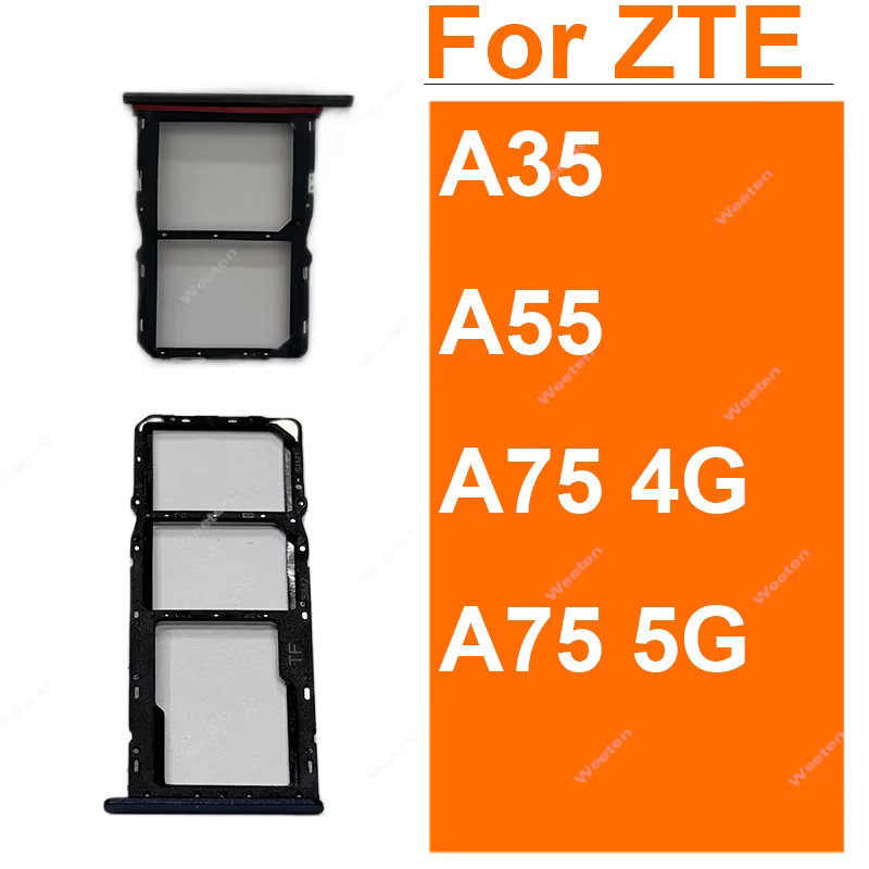 SIM-Karten-Slot Ersatzteil für ZTE Blade A35 A55 A75 4G und A75 5G in Schwarz oder Grün - Bild 2