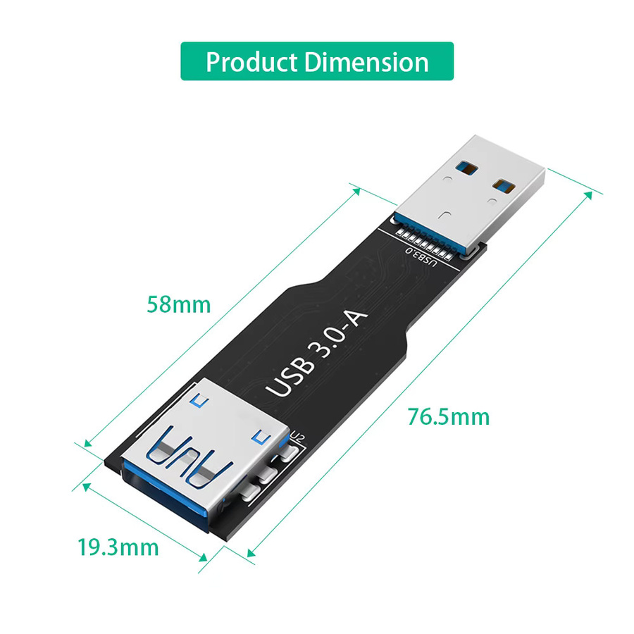 T.F.SKYWINDINTL USB 3.0 Testadapter-Karte 5Gbps in Schwarz für PC, Server und Laptop - Bild 2