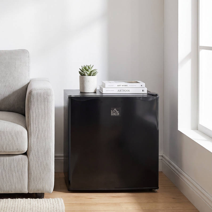 HOMCOM Mini-Gefrierschrank in Schwarz mit 35 l Volumen, 5-stufiger Temperaturregelung von -14 bis -24°C und Kompressor-Technologie - Bild 2