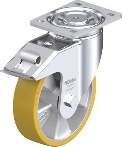 Blickle Lenkrolle LH-ALTH 180K-FI mit Feststeller, Rad-Durchmesser: 180 mm, Tragfähigkeit: 700 kg - Bild 1