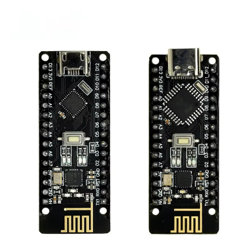 SZYTF RF-Nano V3.0 Micro USB Board mit ATmega328P und NRF24L01 2,4G Wireless Funkmodul in Schwarz - Bild 3