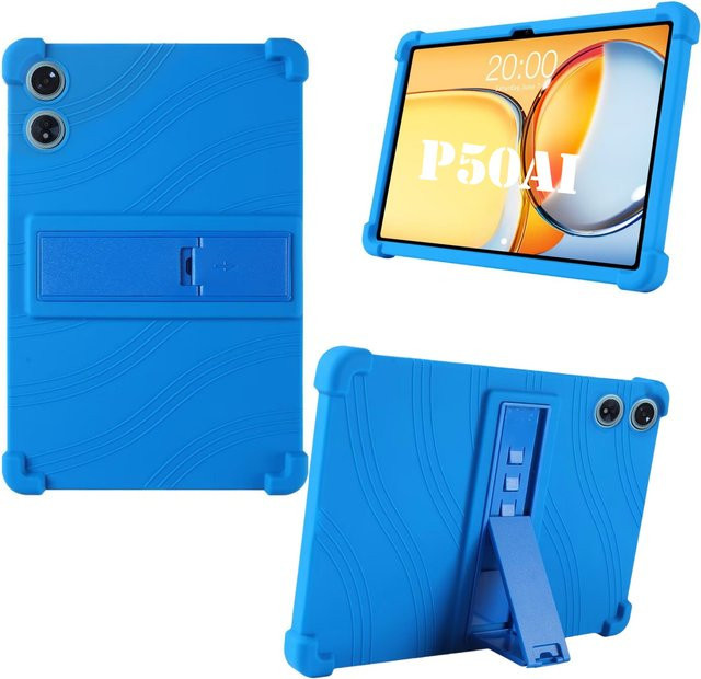 Stoßfeste Silikon-Schutzhülle für Teclast P50Ai Tablet 2024, kindersichere Abdeckung in Orange - Bild 1