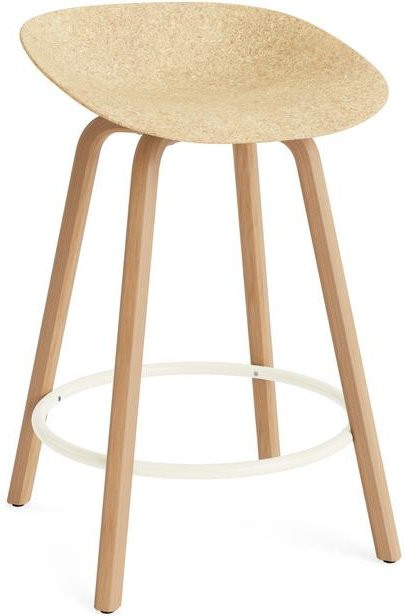 Normann Copenhagen Mat Barhocker aus Buche und Hanf in Beige - Bild 1