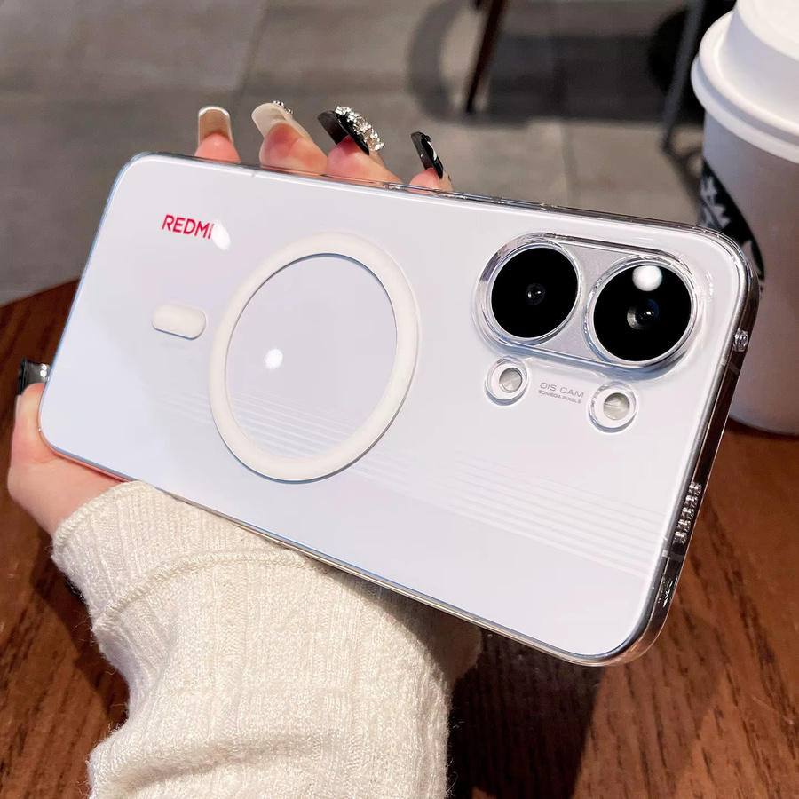 Xiaomi Magnetische Klare Handyhülle aus hartem PC mit HD-Matt-Finish für Poco und Redmi Modelle - Bild 2