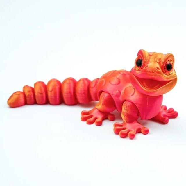 Yiran toy Eidechsen-Tier-Spielzeugfiguren, rot, ab 6 Jahren - Bild 1